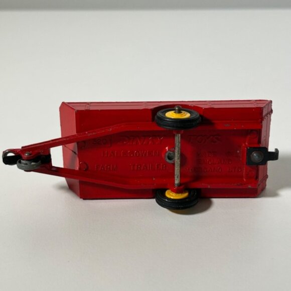 Vintage 50s 60s Meccano Dinky Toys Halesowen Farm Trailer #320 Made in England - Picture 7 of 10